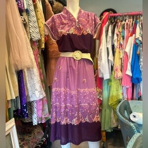 70s Sears Flower Dress